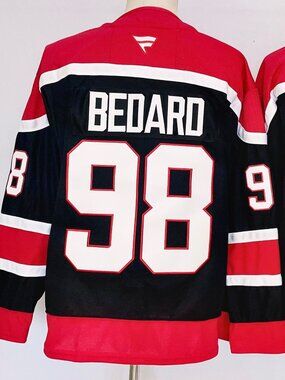 Connor Bedard Black Retro Jersey